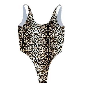 Meshki Leopard One piece Swimsuits Size Large